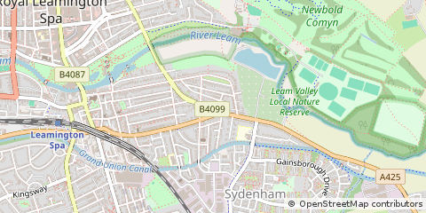 Map of Leamington SPA