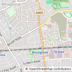 Map of Cardiff
