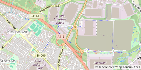 Map of Swindon