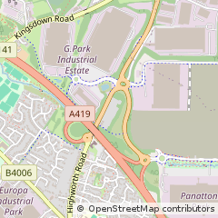 Map of Swindon