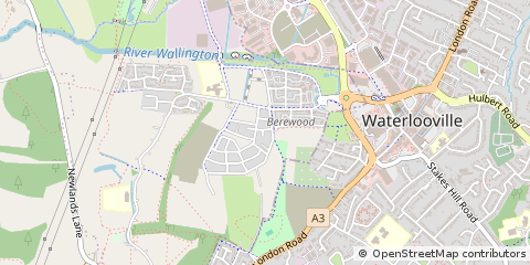 Map of Waterlooville, Havant