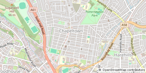 Map of Leeds