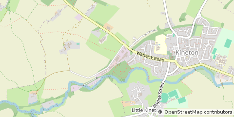 Map of Warwick, Warwickshire