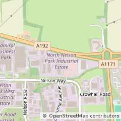 Map of Cramlington, Northumberland