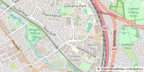 Map of Colindale,, London