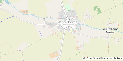 Map of Blandford Forum, Dorset