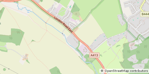 Map of Amersham, Buckinghamshire