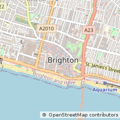 Map of Brighton, East Sussex