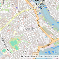 Map of Newport, Gwent