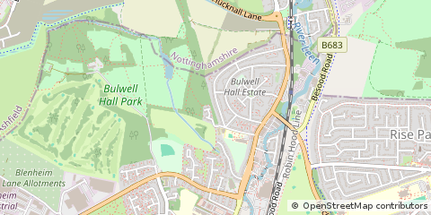 Map of Nottingham