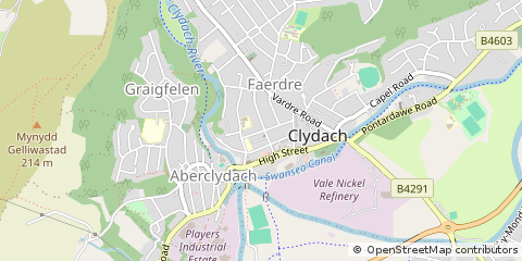 Map of Swansea
