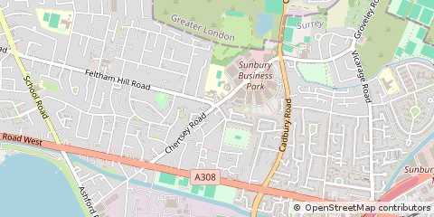 Map of Ashford