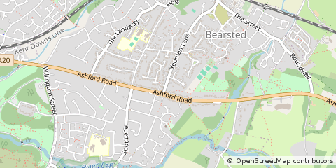 Map of Maidstone