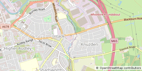 Map of Blackburn