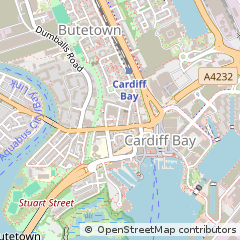 Map of Cardiff