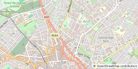Map of Nottingham