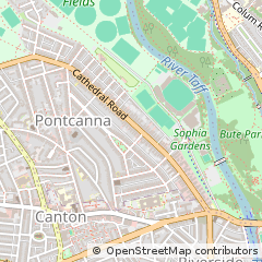 Map of Cardiff