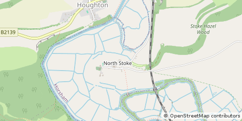 Map of Arundel, West Sussex