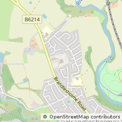 Map of Bury, Lancashire
