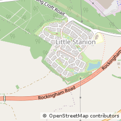 Map of Corby, Northamptonshire