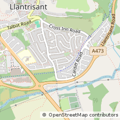 Map of Pontyclun, S Wales