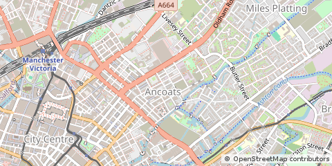 Map of Manchester