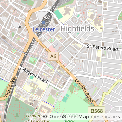 Map of Leicester
