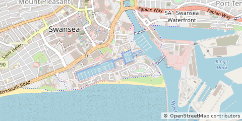 Map of Swansea