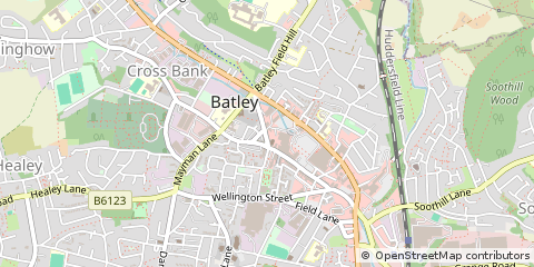 Map of Batley