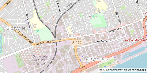 Map of Hull, East Yorkshire