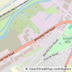 Map of Doncaster, Yorkshire