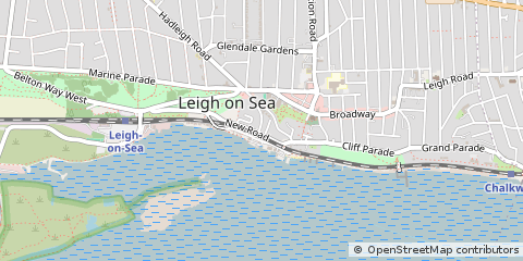 Map of Leigh-on-SEA