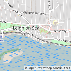 Map of Leigh-on-SEA