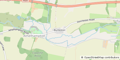 Map of Dorchester, Dorset