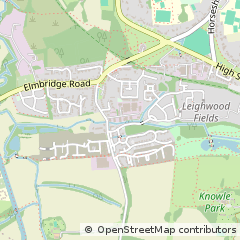 Map of Cranleigh, Surrey