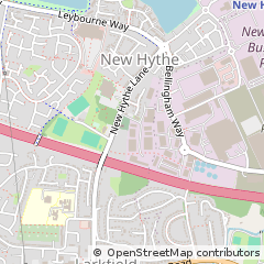 Map of Aylesford, Kent