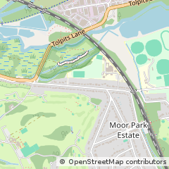 Map of Rickmansworth, Hertfordshire