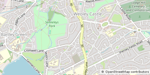 Map of Birmingham