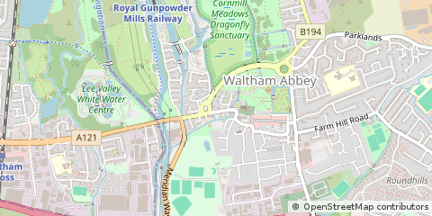 Map of Waltham Abbey
