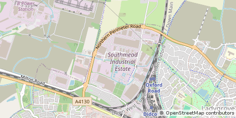 Map of Oxford, Oxfordshire