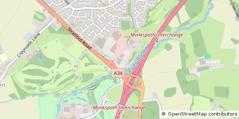 Map of Shirley, Solihull