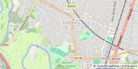 Map of Manchester