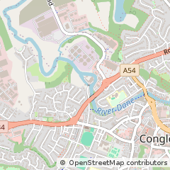 Map of Congleton, Cheshire