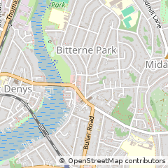 Map of Southampton, Hampshire