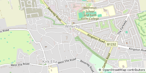 Map of Hull