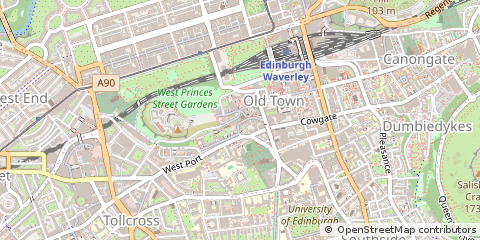 Map of Edinburgh