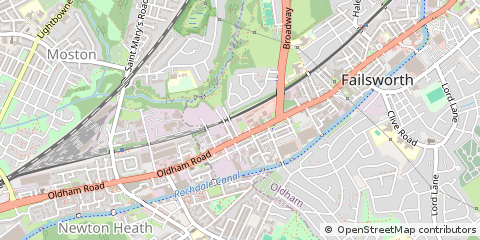 Map of Manchester