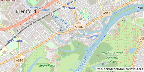 Map of Brentford