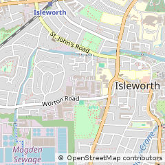Map of Isleworth, Middlesex