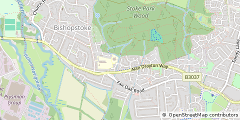 Map of Eastleigh, Hampshire